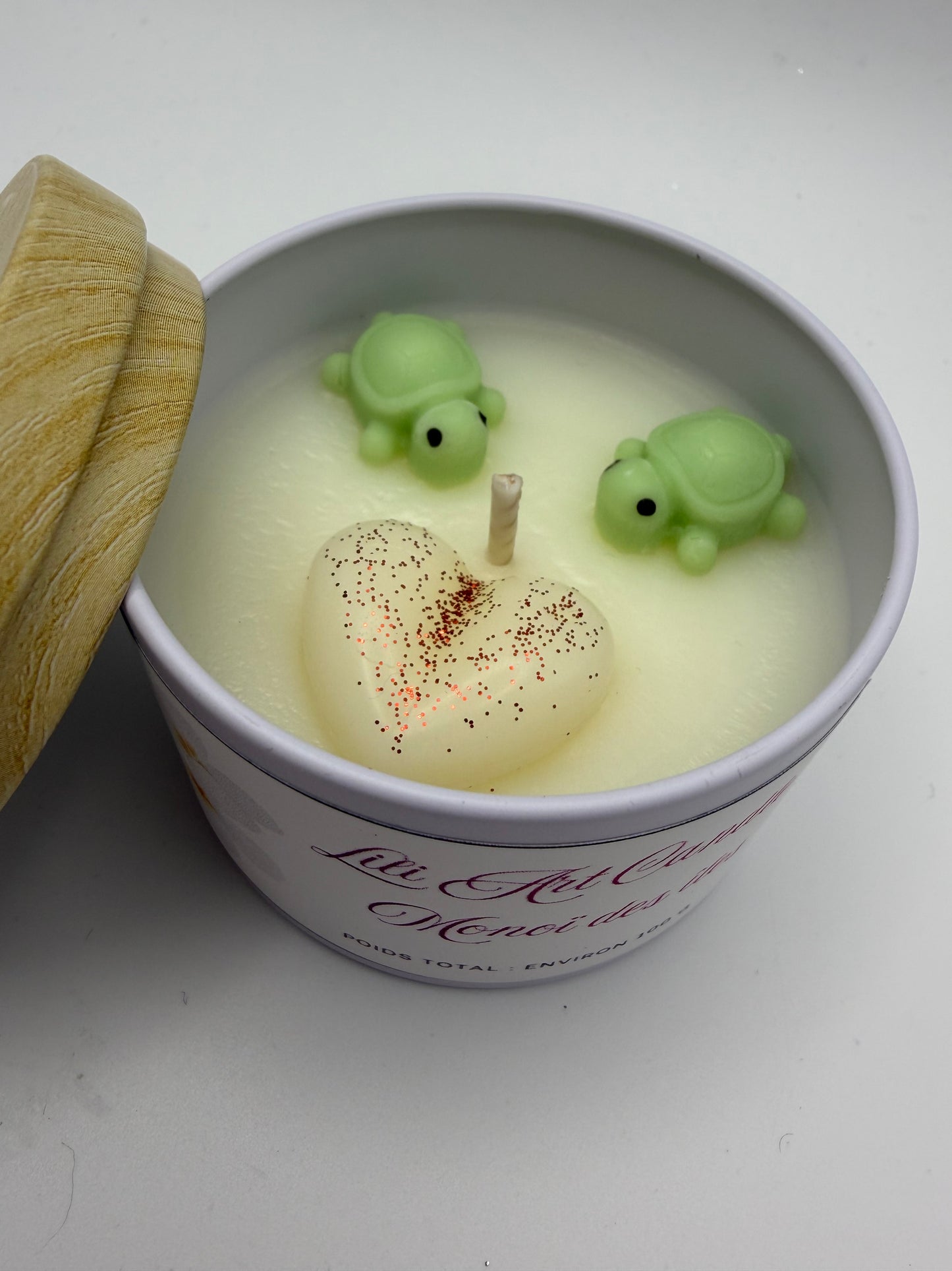 Bougie coulée Monoï des îles ~100g