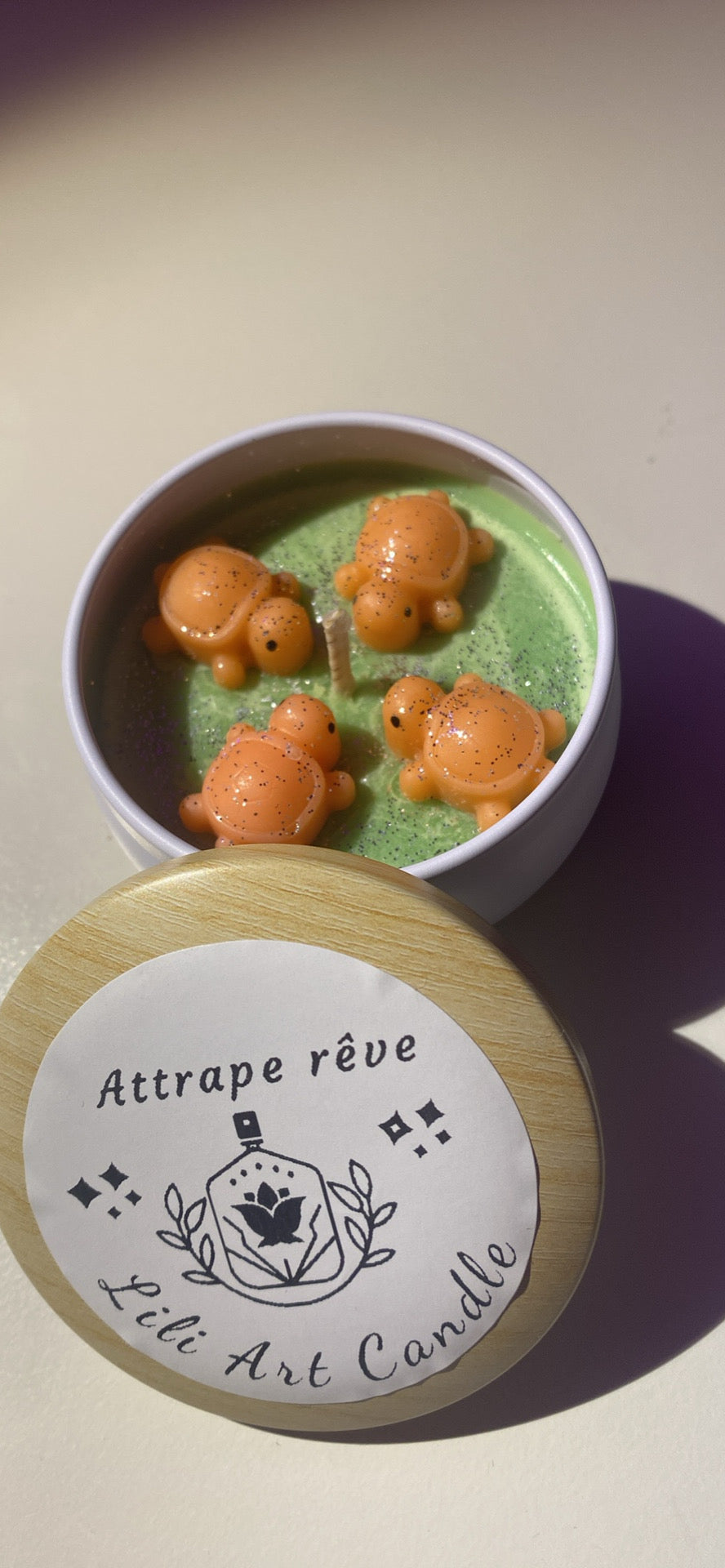 Bougie coulée Attrape rêve ~75g