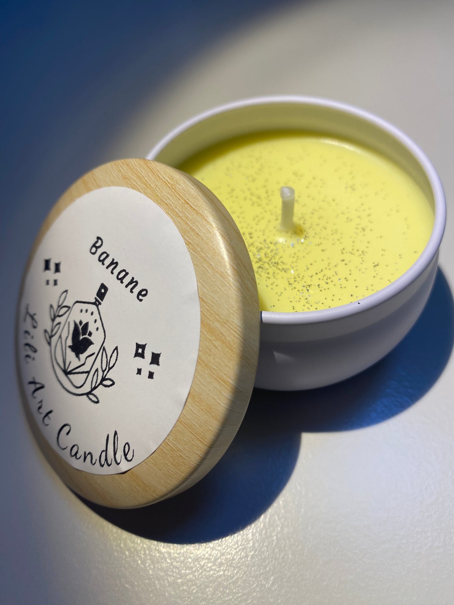 Bougie coulée Banane ~75g