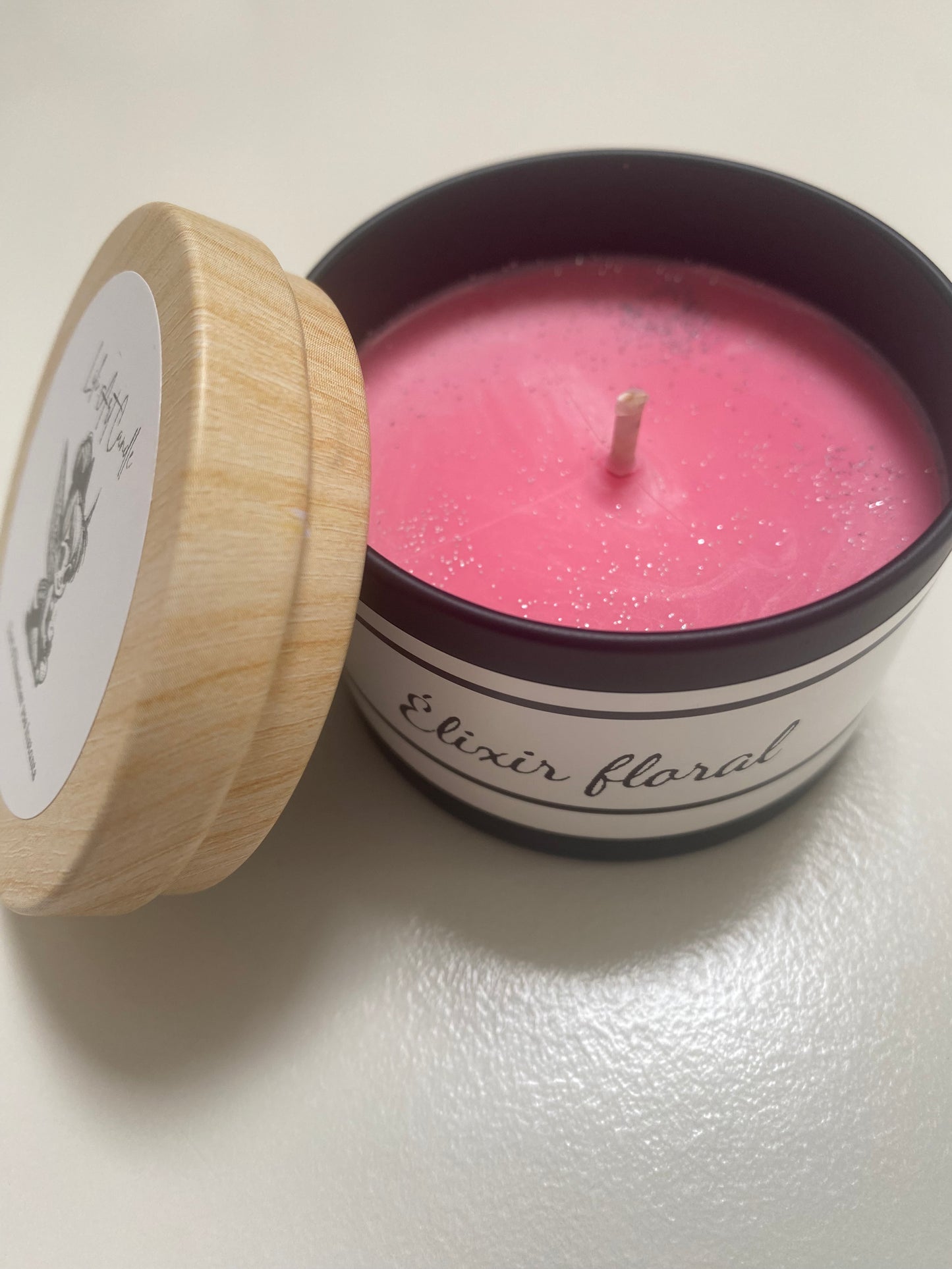 Bougie coulée Elixir floral ~100g