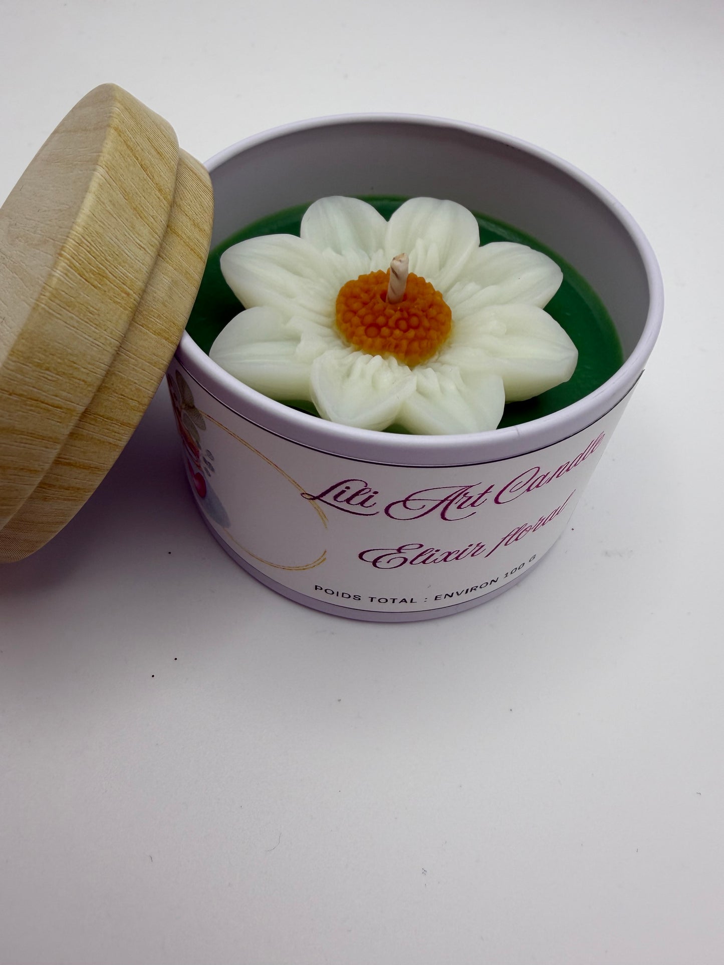 Bougie coulée Elixir floral ~100g