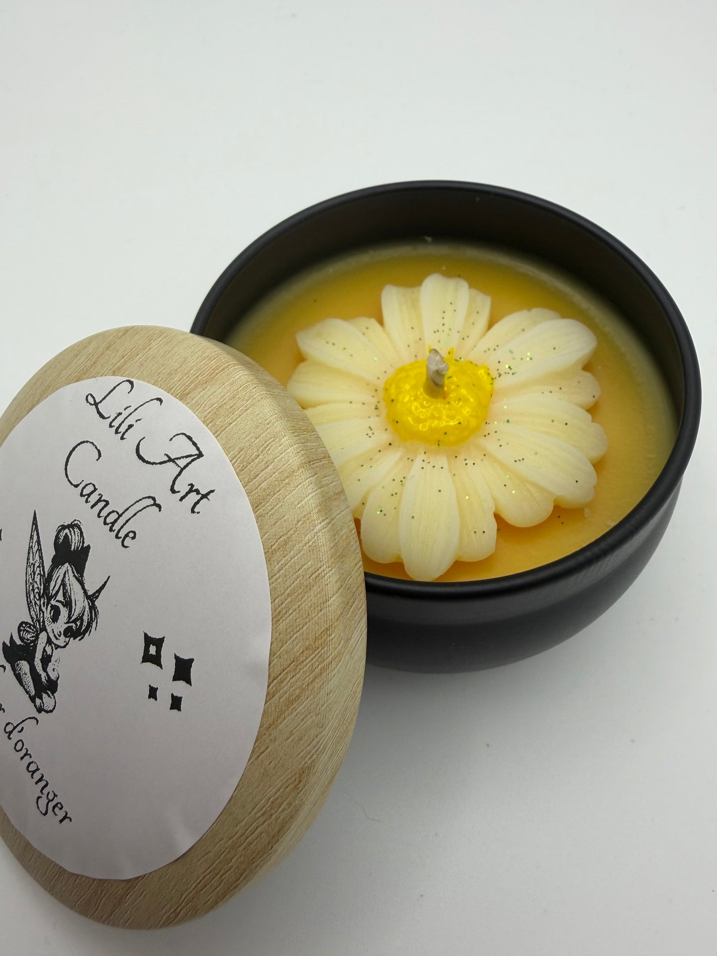 Bougie coulée Fleur d'oranger ~75g