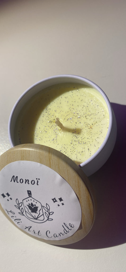 Bougie coulée Monoï ~75g