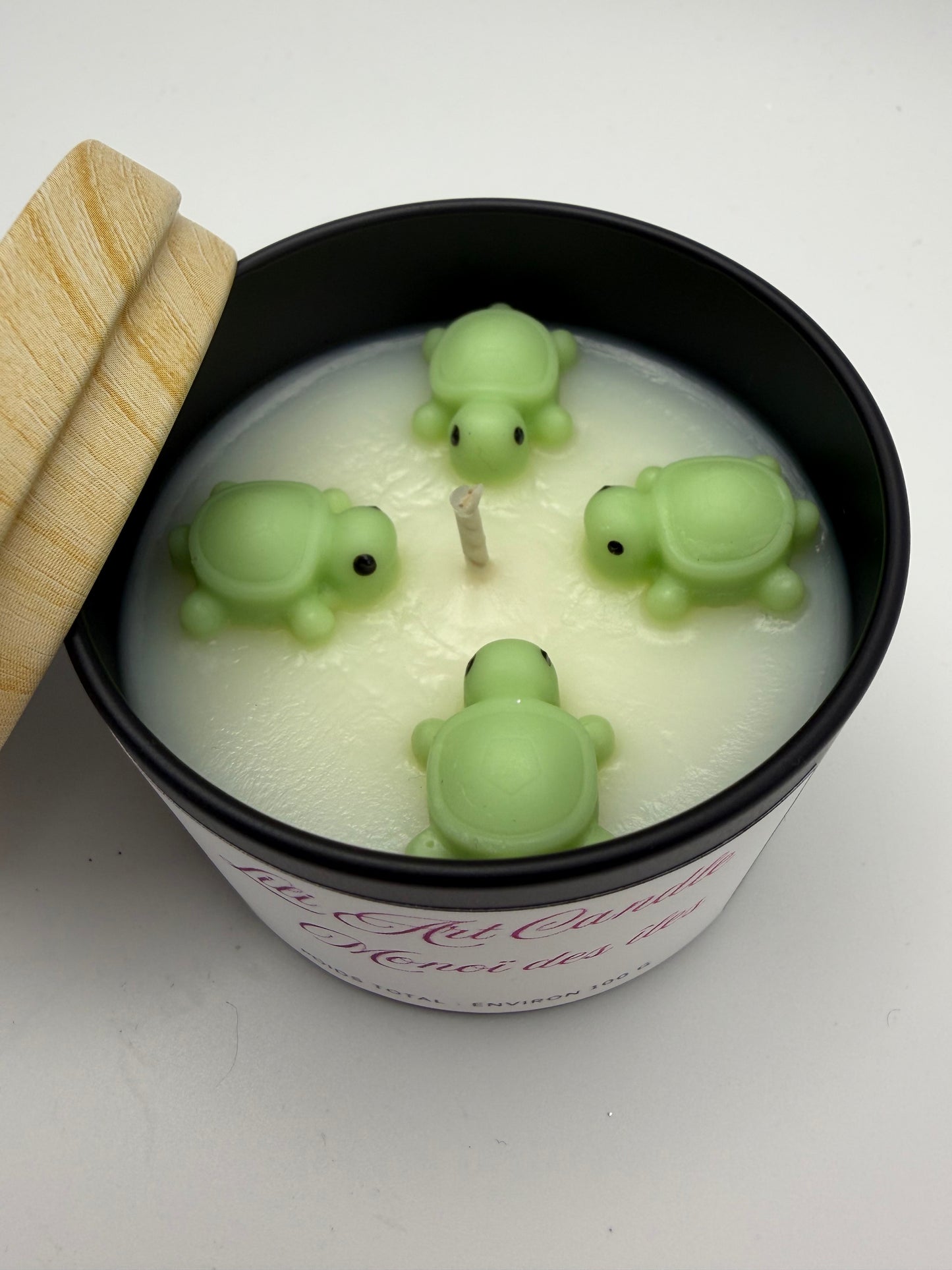 Bougie coulée Monoï des îles ~100g