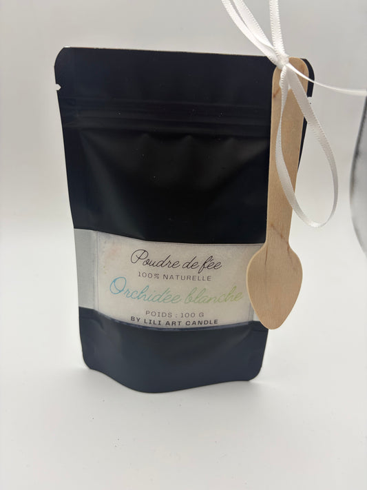 Poudre de fée Orchidée blanche - 100 g