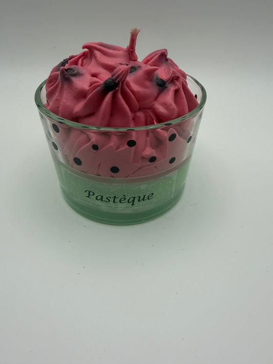 Bougie chantilly Pastèque