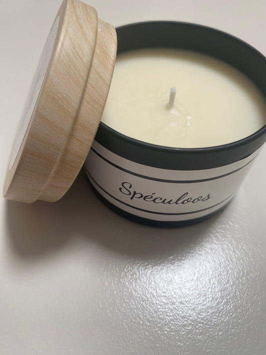 Bougie coulée Spéculoos ~100g