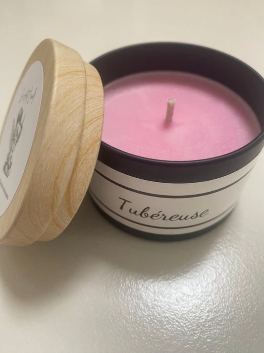 Bougie coulée Tubéreuse ~100g